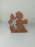 Osterhase mit Blumen