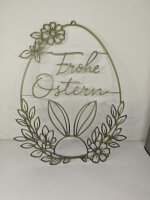 Frohe Ostern Fensterdeko