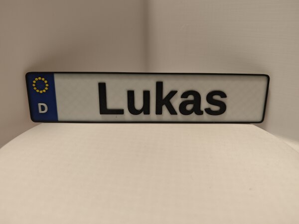 Kennzeichen f&uuml;r Kinder individuell