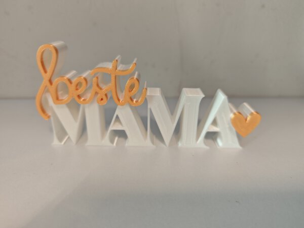 Schriftzug Beste Mama